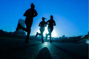 A 5km run in a London park
